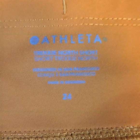 ATHLETA Burnt Orange Trekkie North Nylon Short - Plus Size 24 - Picture 6 of 13